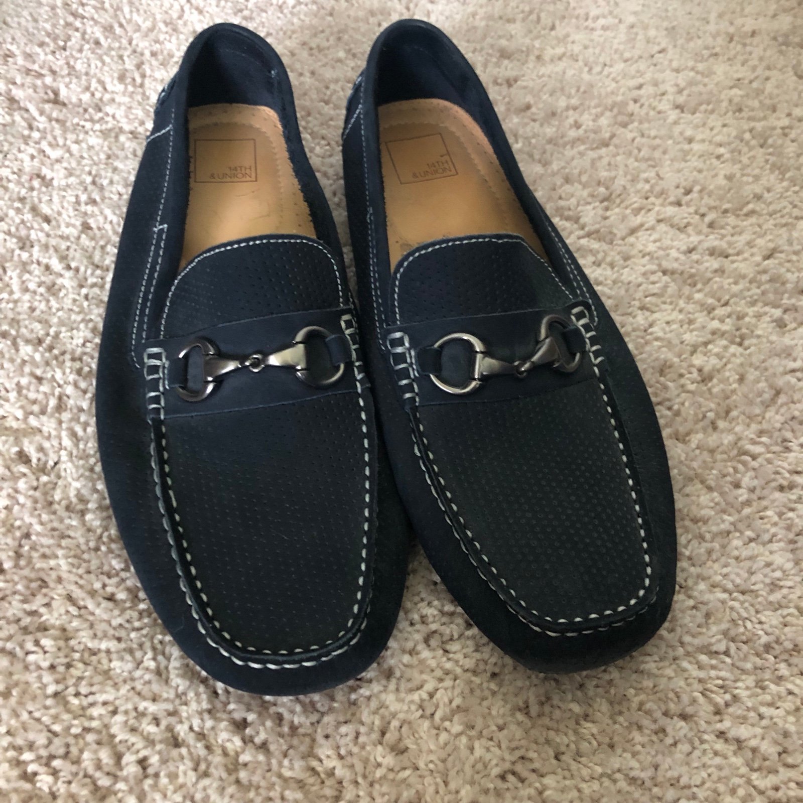 14th & Union Navy Blue Loafers