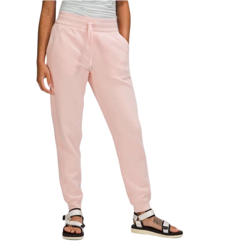 Lululemon Scuba High-Rise Jogger Fleece Pink Mist