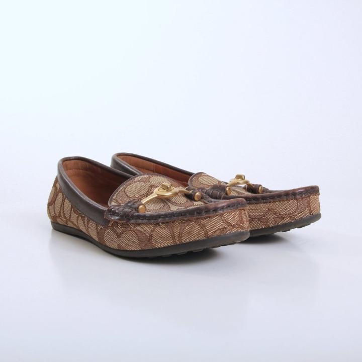 Coach Turnlock Greenwich Driver Loafers