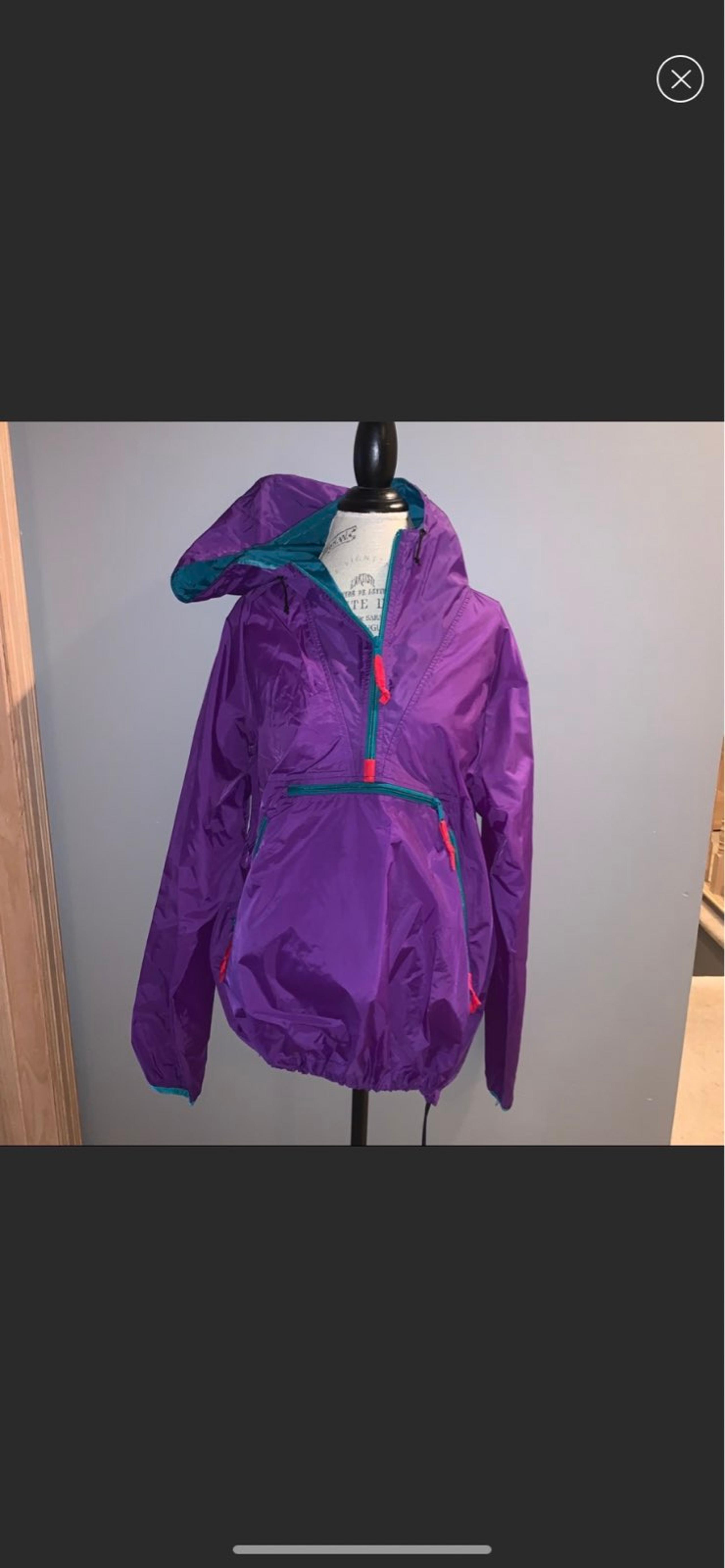 Purple Teal Sierra Design Vintage Jacket