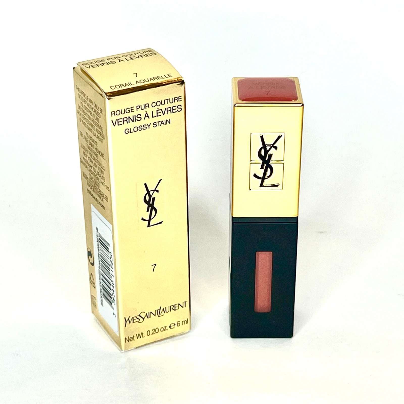 YSL – RPC Vernis À Lèvres – Glossy Stain – #7… and others! (.20 oz.)