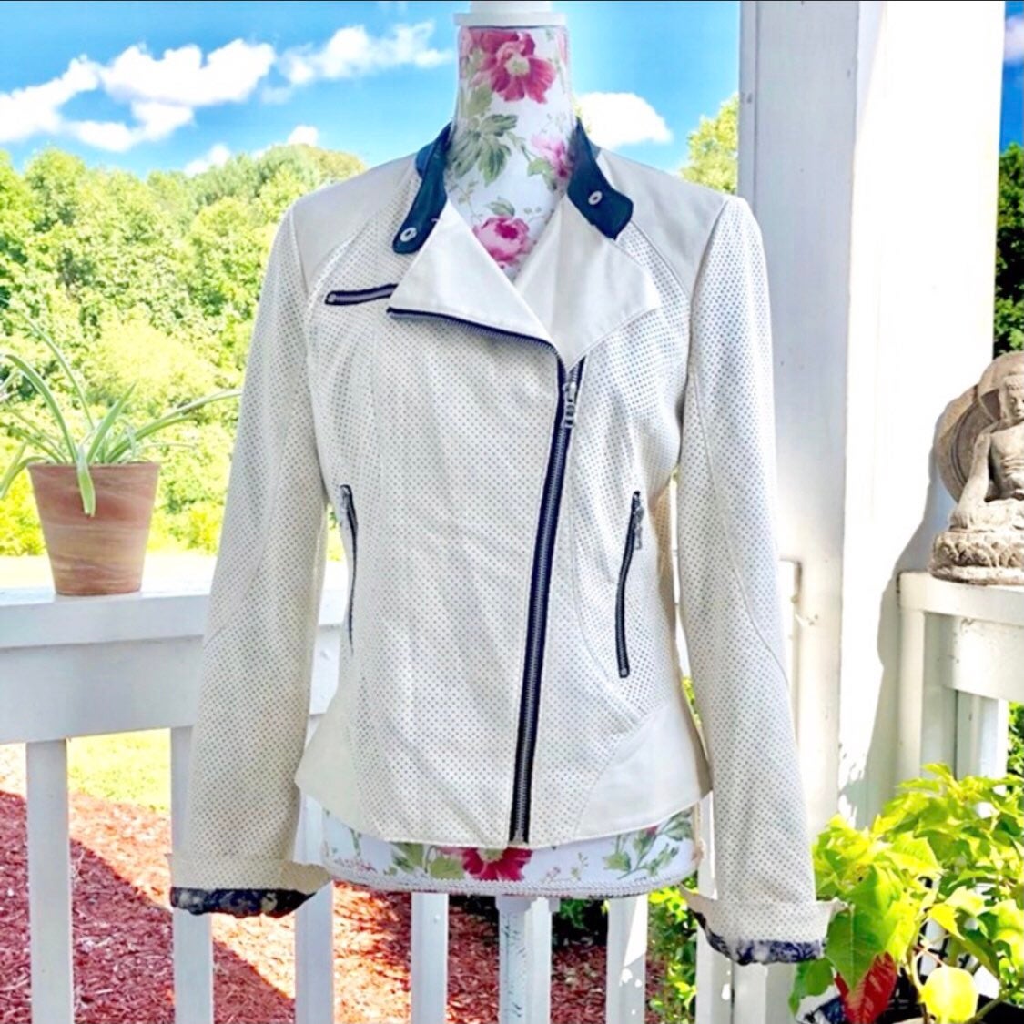 Vegan Leather Moto Jacket