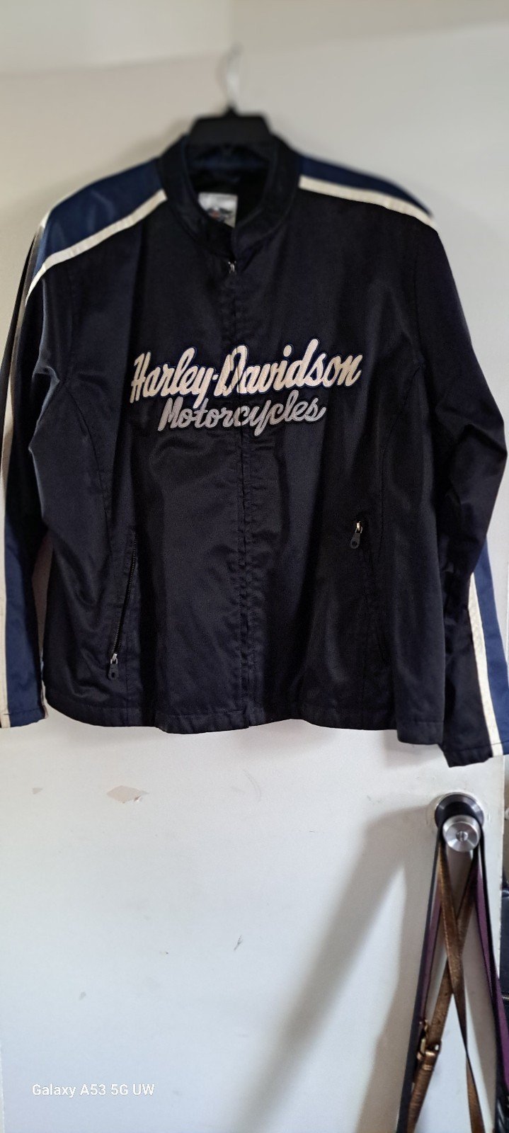 Harley Davidson 3W black & blue jacket