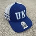 Kentucky Wildcats Hat 47 Trucker Snapback Blue Straight 8 3D Logo Mesh Back Cap