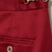 Express Design Studio size 0 red satin low rise cuffed shorts womens
