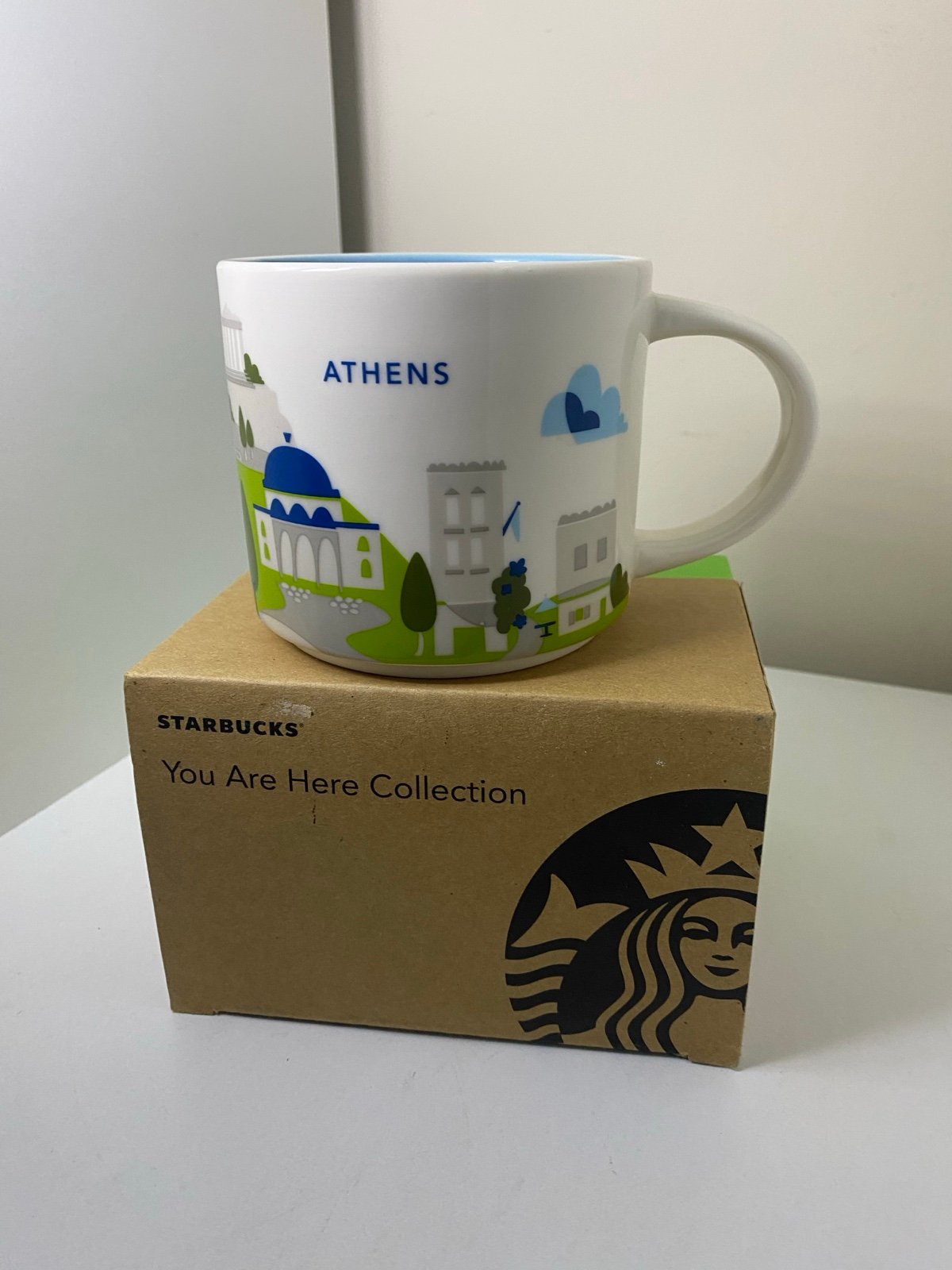 NEW Starbucks Athens Greece You Are Here (YAH) City Icon Mug SKU