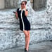 CHANEL VIBES!!! ZARA BLOGGER FAVE!!! Contrasting Mini Dress (M)