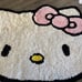 Hello Kitty Face room area rug mat - hard to find