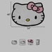 Hello Kitty Face room area rug mat - hard to find