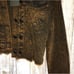 NWT All Saints Pat Black Trucker Denim Double Button Jacket Size 0