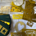 Lot of Brass Embossing Stencil templates