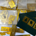 Lot of Brass Embossing Stencil templates