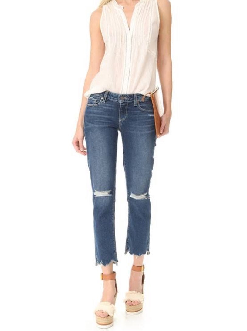 Paige Miki Ankle straight leg jeans