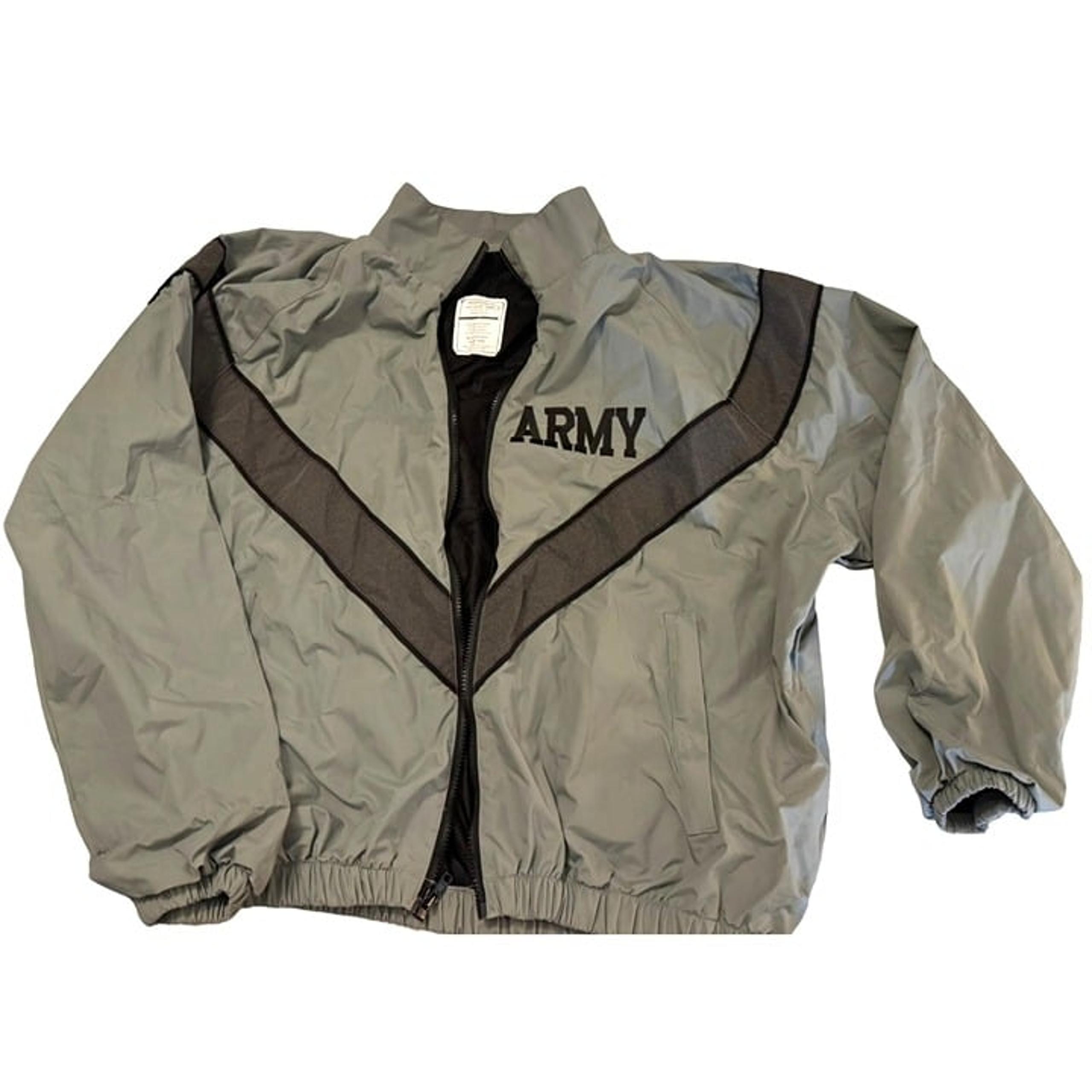 U.S. Army Physical Fitness Jacket Zip-Up Windbreaker Mens