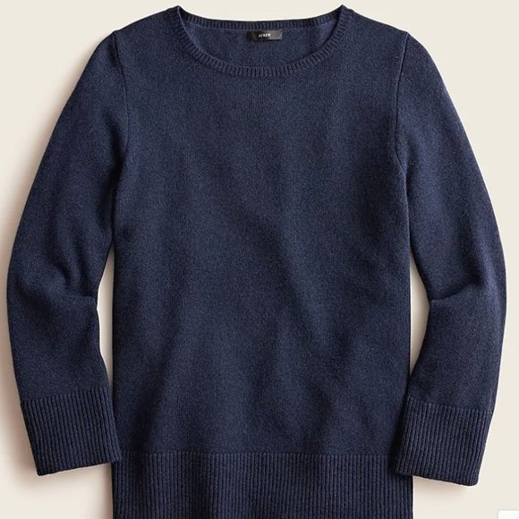 J. Crew Wool and Recycled Cashmere Oversized Crewneck Sweater - Size Medium
