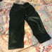 Aritzia Babaton dark green vegan leather straight leg pants