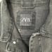 Zara Man Black Denim Jacket Button Down Size L