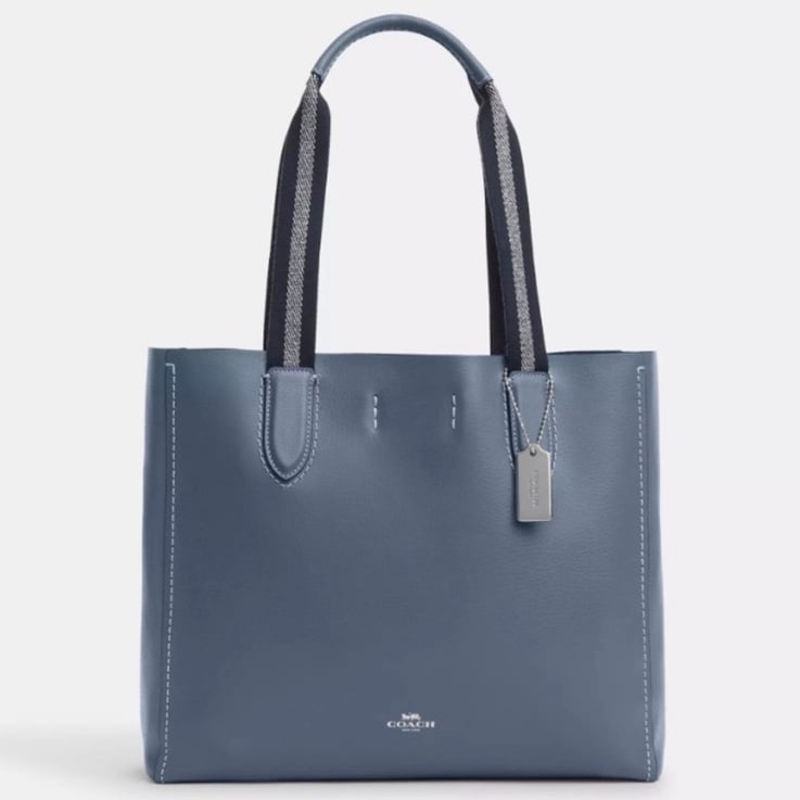 ★急いで！完売前に★COACH Derby Tote Bag Coach CG469 Derby Tote With Horse And Carriage In Silver