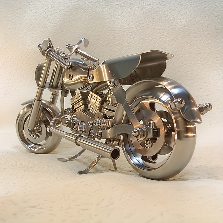 Stainless Steel Motorcycle Toy Model: The Perfect Gift for Kid-pp