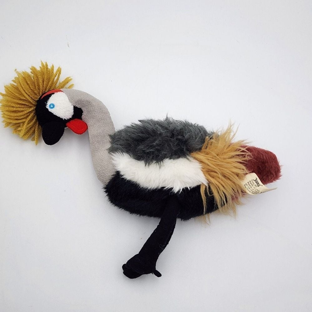 Jaag Endangered Wildlife Trust Grey Crowned Crane International Plush Bird