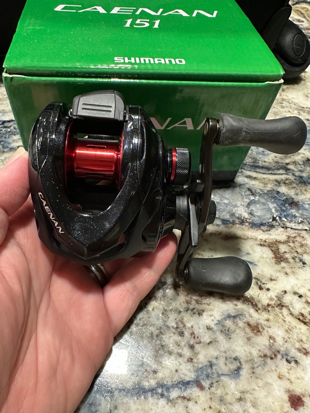 NWT shimano caenan 151 fishing reel