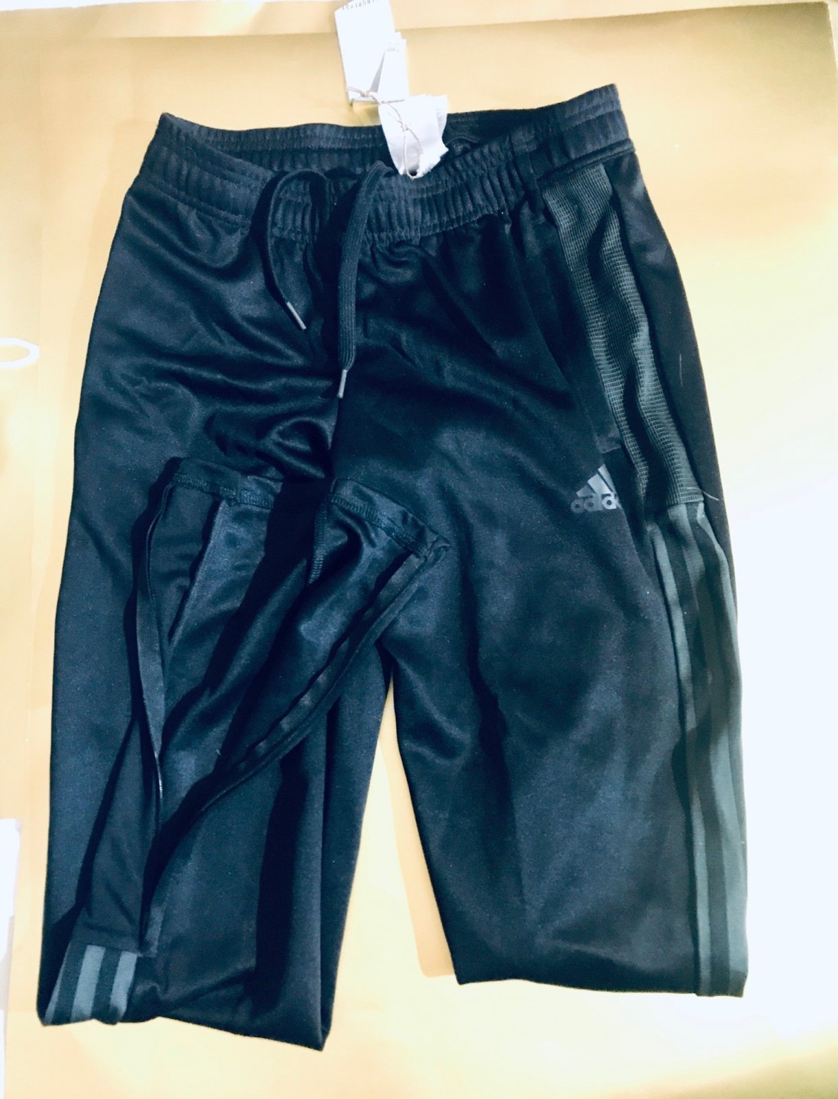 Adidas Athletic pant Juniors~XS Areoready Straight Leg Zipped Collection