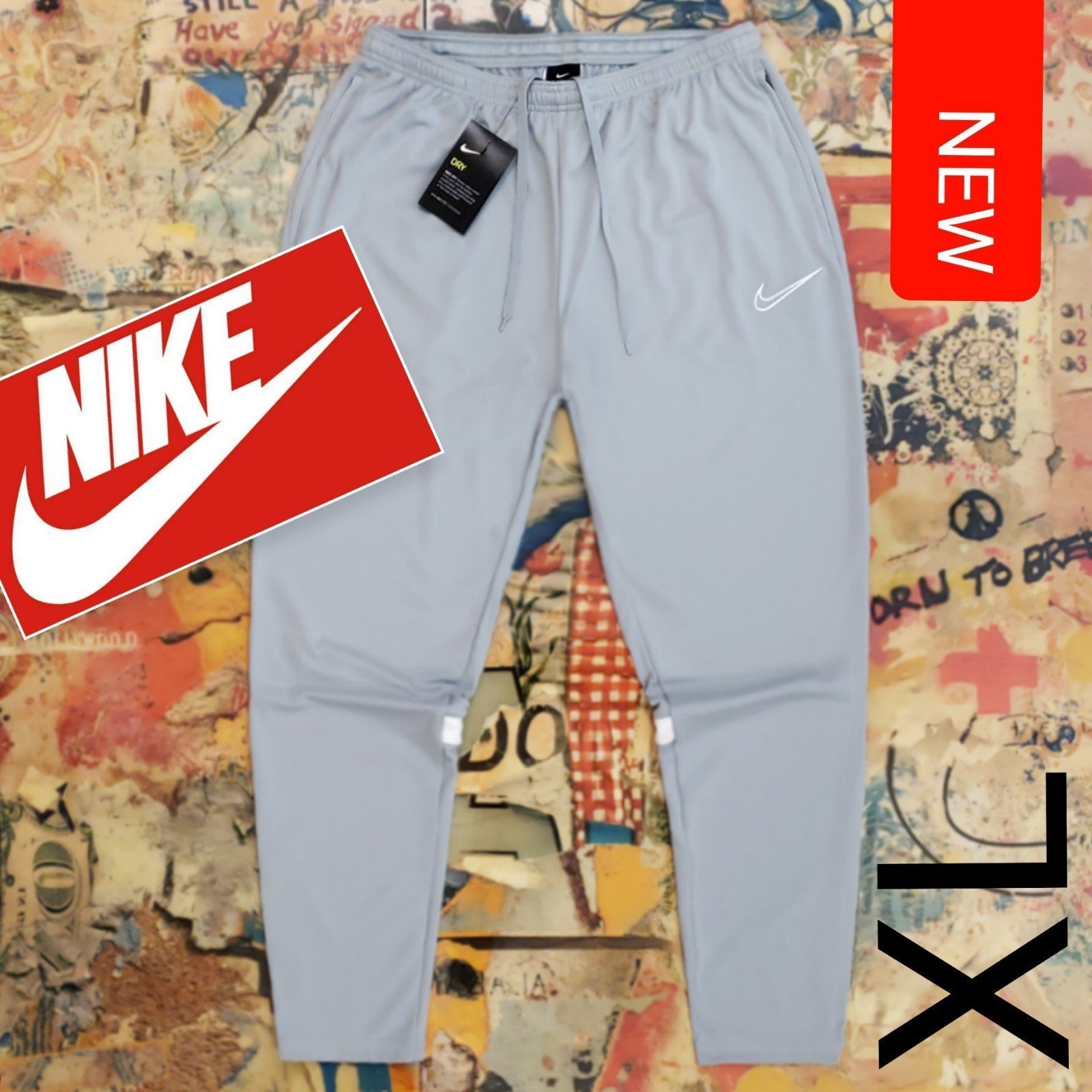 New Nike Mens Academy Pants w/ Zip Pockets!! XL
