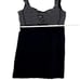 Lululemon Aria II Black and White Workout Tank Top Built in Bra Cups Size 8