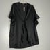 New with tags Victoria’s Secret black noir satin kimono robe short tie front
