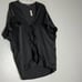 New with tags Victoria’s Secret black noir satin kimono robe short tie front