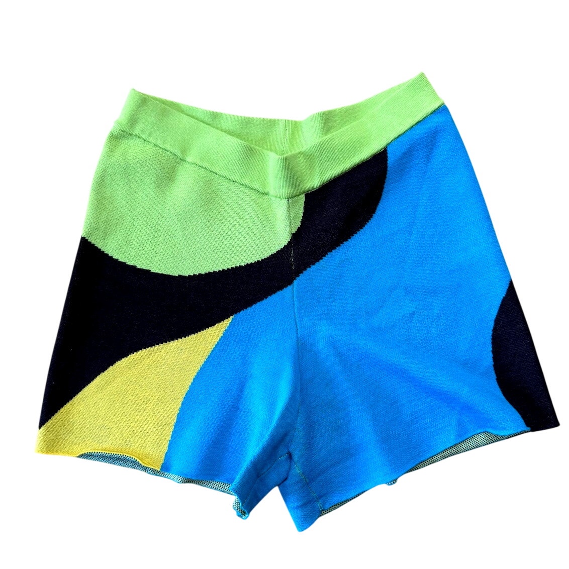 The Mayfair Group Women's Multicolor Athletic Athleisure Knit Lounge Shorts