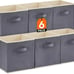Collapsible Storage Cubes 11 Inch Foldable Fabric Bins Multi-color Organizers