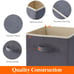 Collapsible Storage Cubes 11 Inch Foldable Fabric Bins Multi-color Organizers