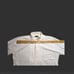 Christian Dior Pleated Tuxedo Shirt White Size 17 34 XL