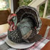 Turkey John Derian Beaded Novelty Turkey Plush Pillow 16 x 15 Brand New.
