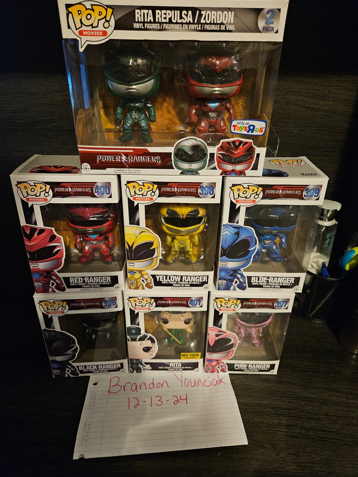 Mighty Morphin power rangers movie pops