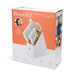 12 Piece Knife Block Set,White and Gold
