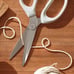 12 Piece Knife Block Set,White and Gold