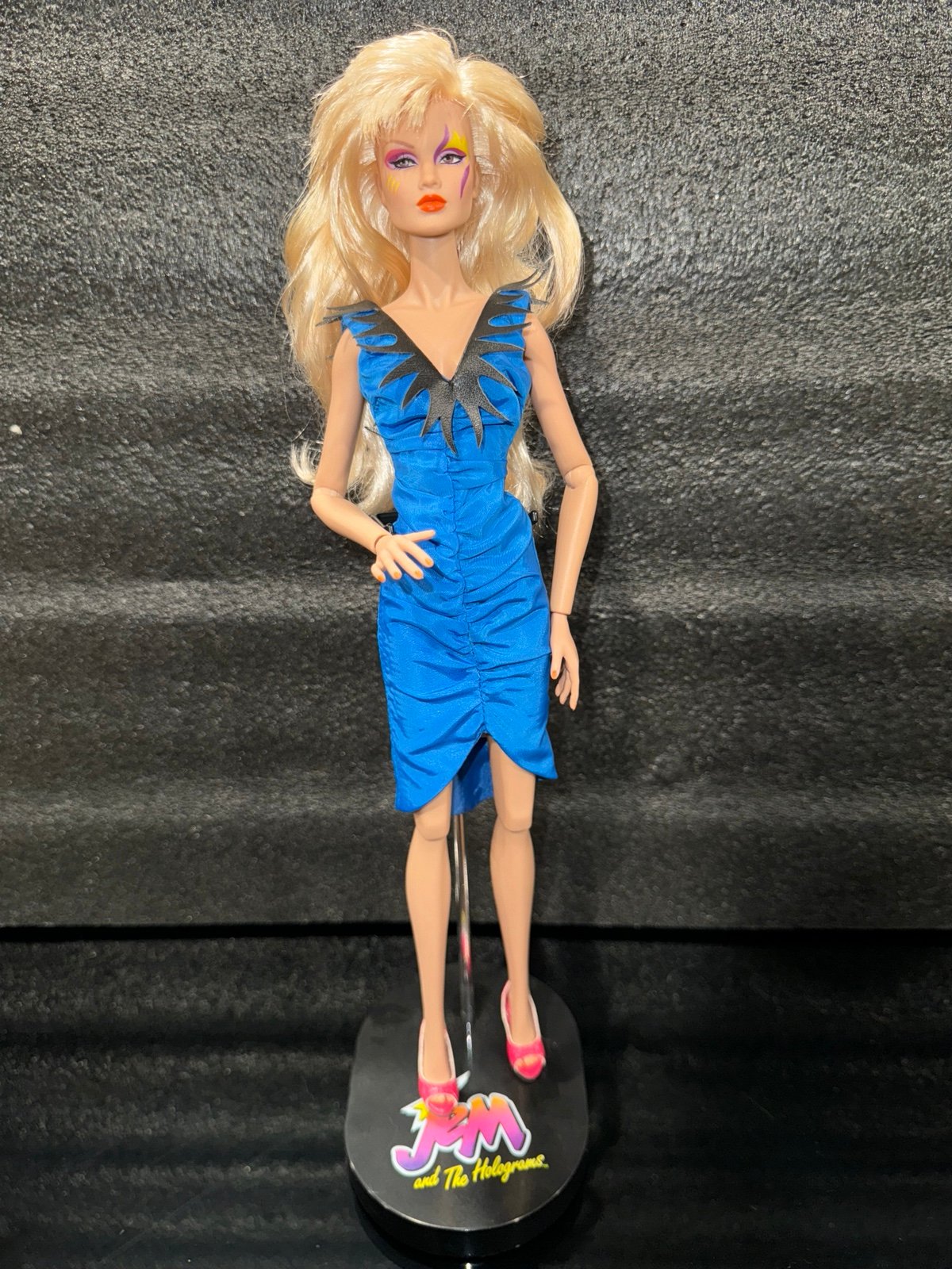 Integrity Toys Jem and the Holograms Roxy doll bonus “I’m with her” dress