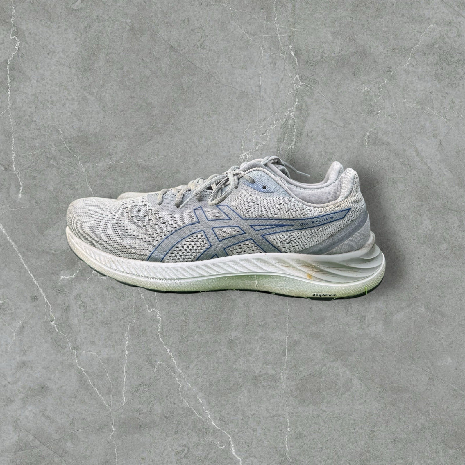 Asics Gel Excite 8 1011B036 GRAPHITE GREY Amplifoam Men's Running Shoes Size 14
