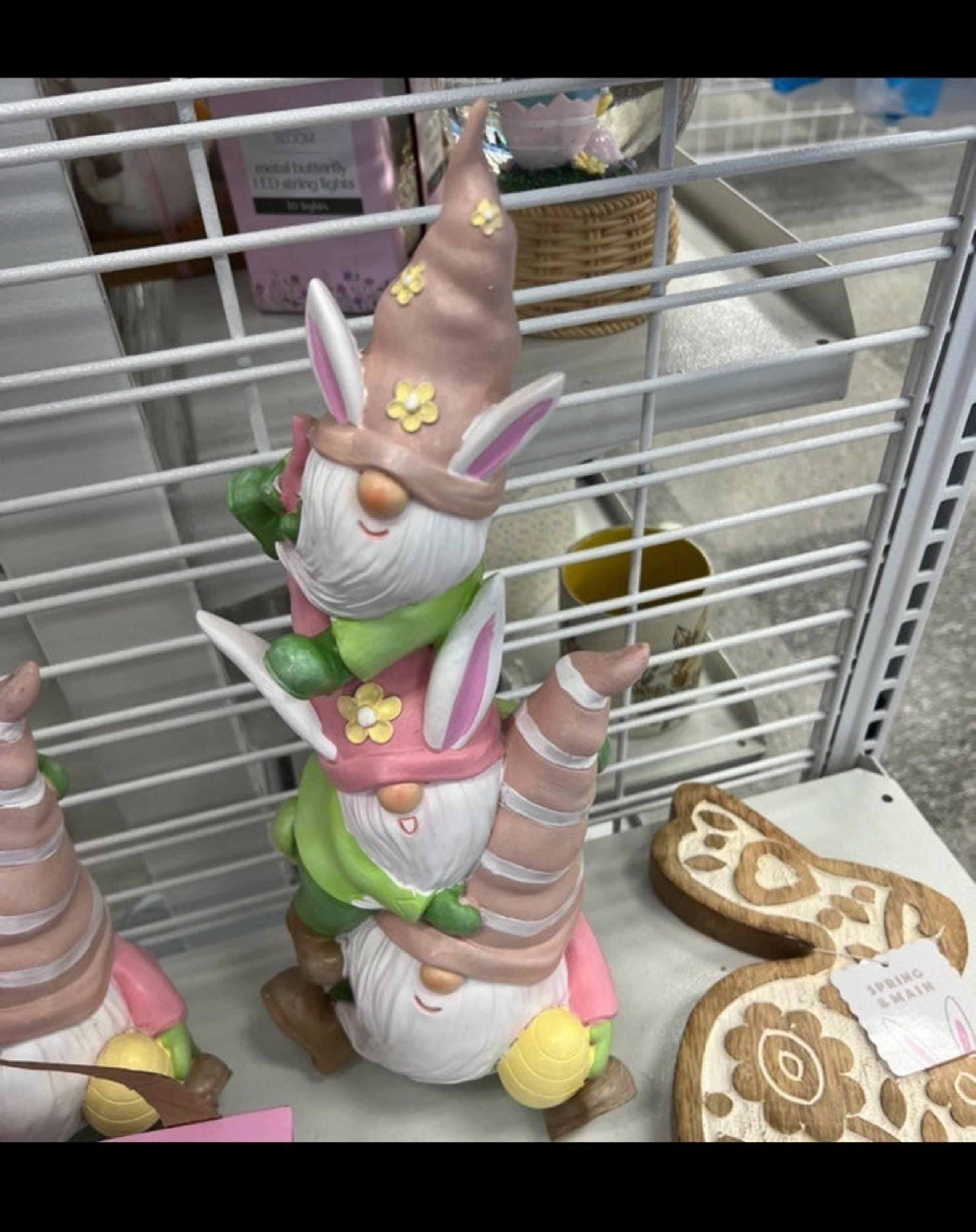 easter bunny gnome decor