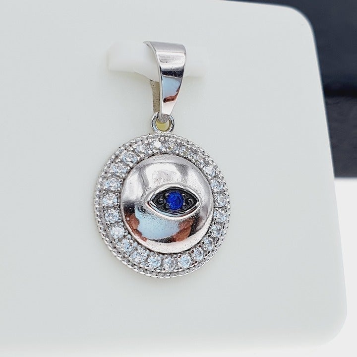 925 sterling silver luxury CZ Pendant, Best for gift, RJUS2096