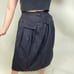 Vintage 80s Flowly Milkmaid Pleated Midi