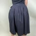 Vintage 80s Flowly Milkmaid Pleated Midi