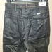 Wrangler Pants black ankle stretch faux leather 25 Waist deep dye 118