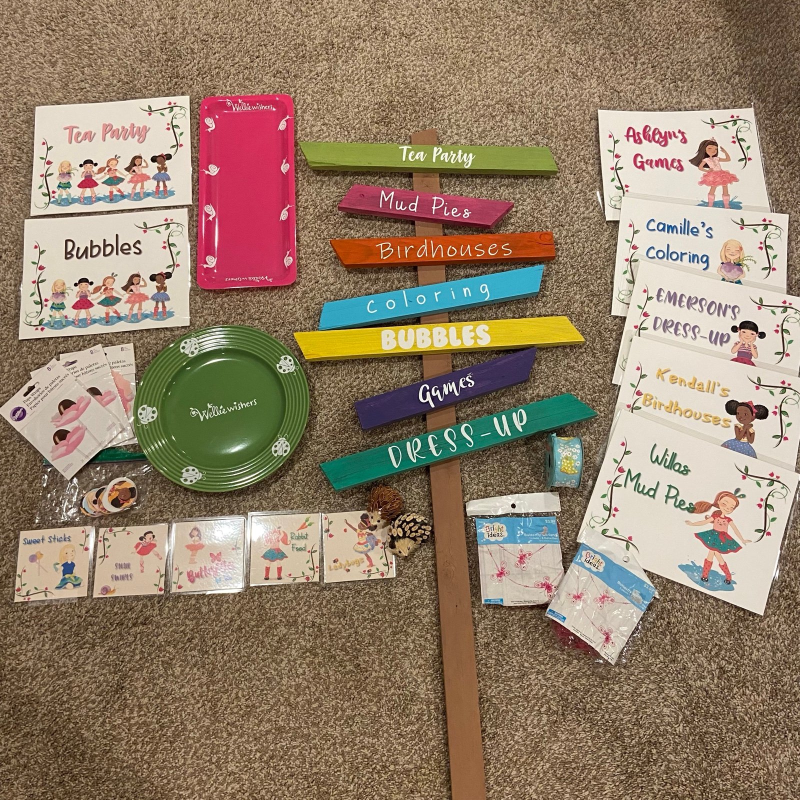 Wellie Wisher Birthday Party LOT