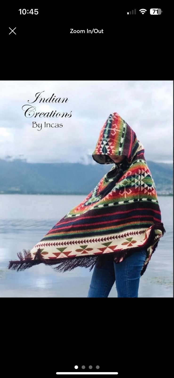 Ecuadorian Alpaca Poncho