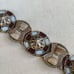 Vintage Scottish miracle bracelet with inlaid agate stoned