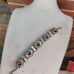 Vintage Scottish miracle bracelet with inlaid agate stoned