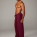 NWOT Savage X Fenty Unisex Xssential Wide Leg Pant Sweatpants Purple Mens Womens